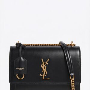 Saint Laurent Sunset Medium en Piel Liso