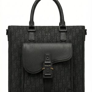 Christian Dior Tote Saddle Dior Oblique Jacquard