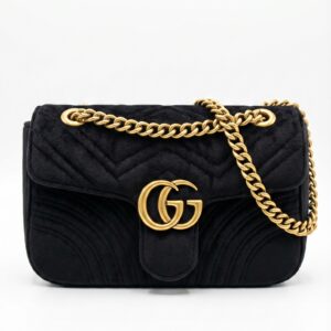 GUCCI GG Marmont Shoulder Bag Velvet